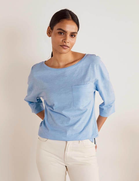 The Cotton Boxy Boatneck Tee - Ice Cube The Cotton Boxy Boatneck Tee - Ice Cube