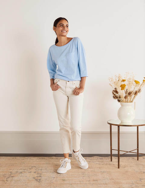 The Cotton Boxy Boatneck Tee - Ice Cube The Cotton Boxy Boatneck Tee - Ice Cube