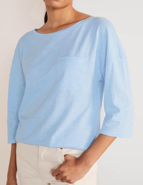The Cotton Boxy Boatneck Tee - Ice Cube The Cotton Boxy Boatneck Tee - Ice Cube