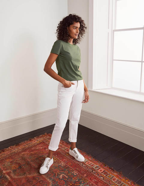The Cotton Boyfriend Tee - Alder The Cotton Boyfriend Tee - Alder