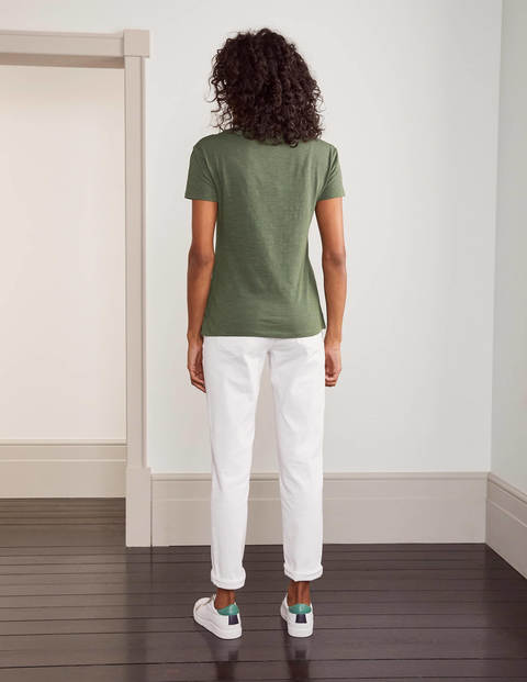 The Cotton Boyfriend Tee - Alder The Cotton Boyfriend Tee - Alder