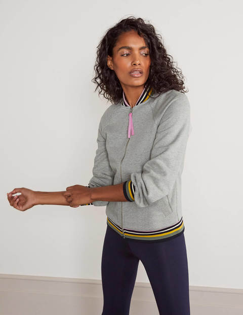 Studley Jersey Jacket - Grey Marl Studley Jersey Jacket - Grey Marl