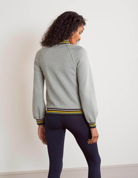 Studley Jersey Jacket - Grey Marl Studley Jersey Jacket - Grey Marl