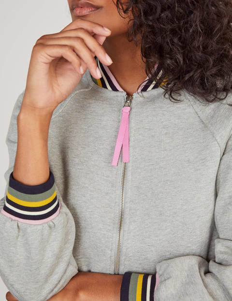 Studley Jersey Jacket - Grey Marl Studley Jersey Jacket - Grey Marl