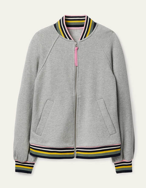 Studley Jersey Jacket - Grey Marl Studley Jersey Jacket - Grey Marl