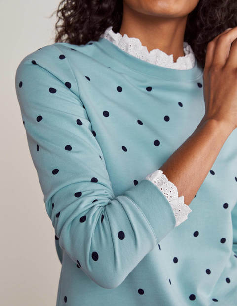 dot sweatshirt