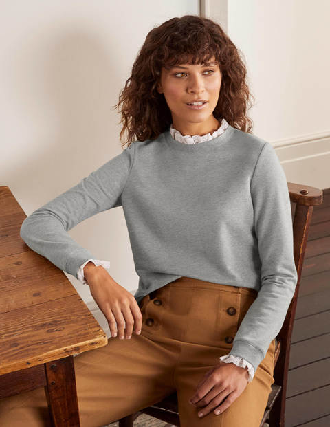 Holly Jersey Sweatshirt - Grey Marl Holly Jersey Sweatshirt - Grey Marl