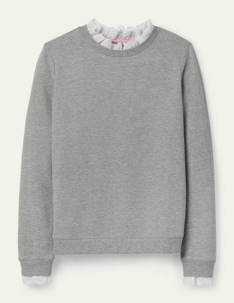 Holly Jersey Sweatshirt - Grey Marl Holly Jersey Sweatshirt - Grey Marl