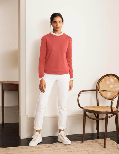 Holly Jersey Sweatshirt - Dusty Red Holly Jersey Sweatshirt - Dusty Red