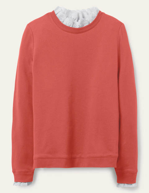 Holly Jersey Sweatshirt - Dusty Red Holly Jersey Sweatshirt - Dusty Red