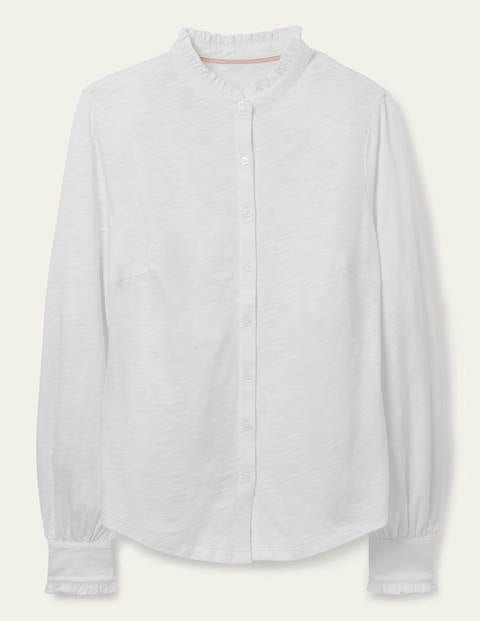 Frederica Jersey Shirt - White Frederica Jersey Shirt - White