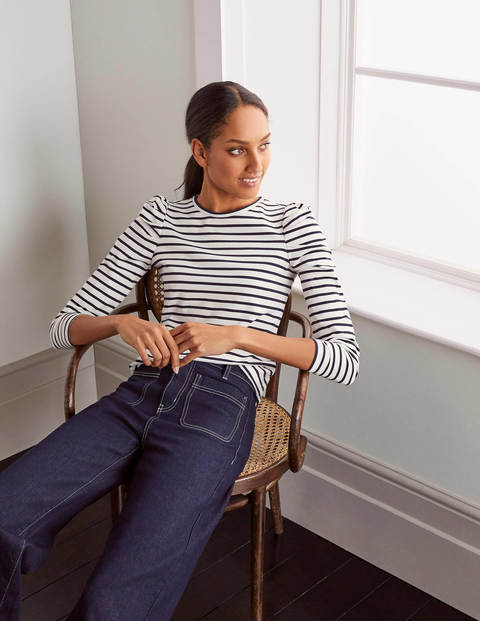 Imogen Breton - Ivory/Navy Imogen Breton - Ivory/Navy