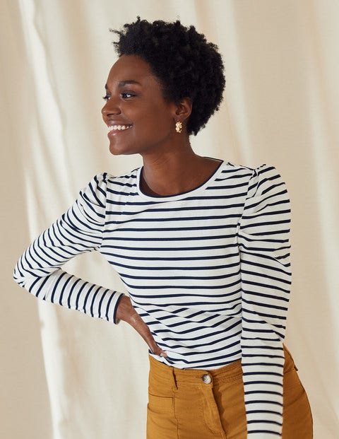 Imogen Breton - Ivory/Navy Imogen Breton - Ivory/Navy