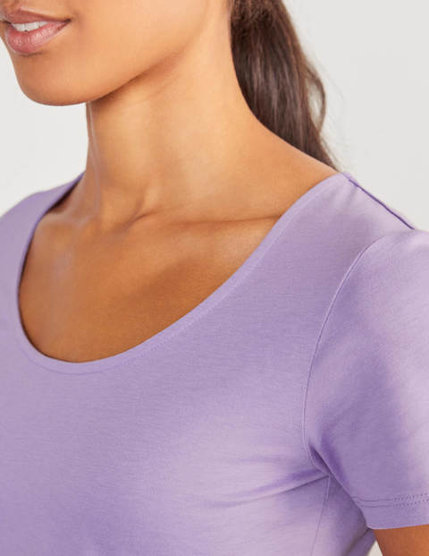 Superweiches T-shirt mit Rundhalsausschnitt - Kühles Violett Superweiches T-shirt mit Rundhalsausschnitt - Kühles Violett