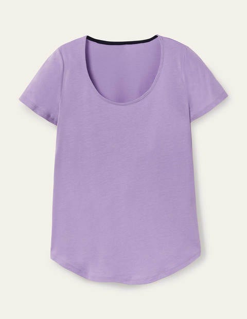 Superweiches T-shirt mit Rundhalsausschnitt - Kühles Violett Superweiches T-shirt mit Rundhalsausschnitt - Kühles Violett