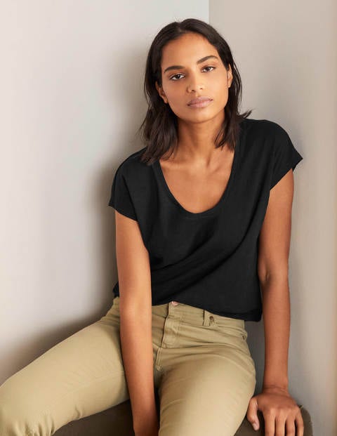 The Cotton Voop Tee - Black The Cotton Voop Tee - Black