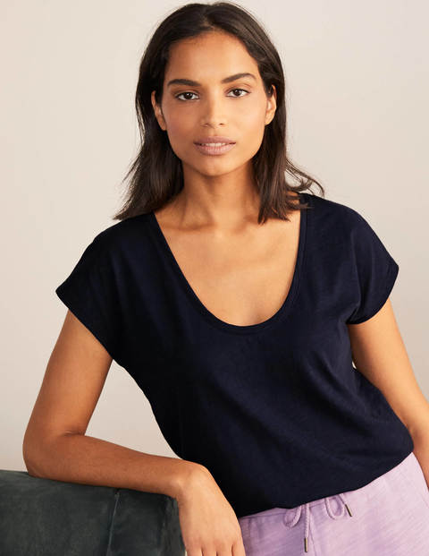 The Cotton Voop Tee - Navy The Cotton Voop Tee - Navy