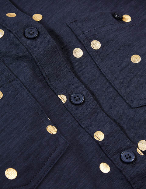 Authentic Jersey Shirt - Navy, Polka Dot Authentic Jersey Shirt - Navy, Polka Dot