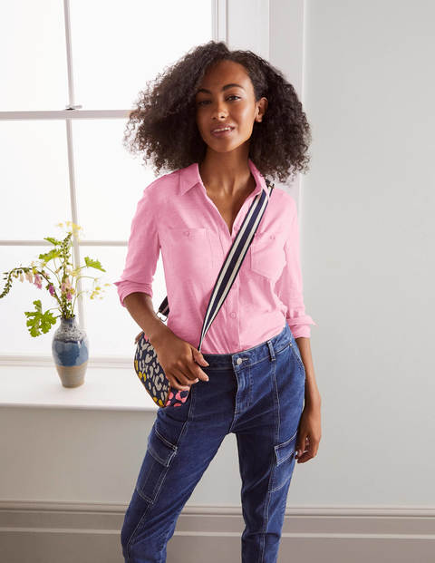 Authentic Jersey Shirt - Soft Peony Authentic Jersey Shirt - Soft Peony