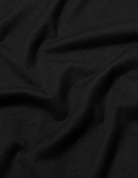 Supersoft Slash Neck Tee - Black Supersoft Slash Neck Tee - Black