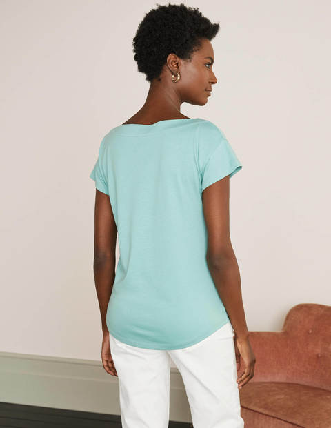 Supersoft Slash Neck Tee - Apple Mint Supersoft Slash Neck Tee - Apple Mint