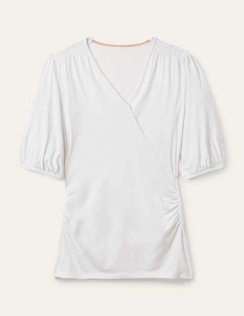 Joanna Wrap Top - White Joanna Wrap Top - White