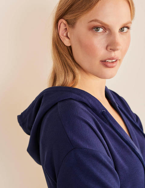 Ellen Jersey-Kapuzenpullover - Marineblau Ellen Jersey-Kapuzenpullover - Marineblau