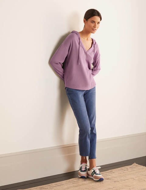 Ellen Jersey-Kapuzenpullover - Heideviolett Ellen Jersey-Kapuzenpullover - Heideviolett