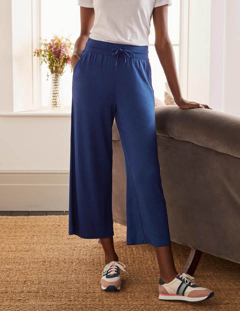 Emma Cropped Joggers - Mariner Blue Emma Cropped Joggers - Mariner Blue