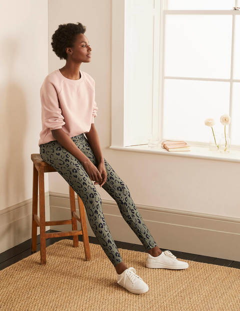 Favourite Leggings - Alder and Navy, Leopard Sketch Favourite Leggings - Alder and Navy, Leopard Sketch