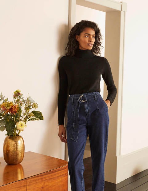 baggy roll neck jumper