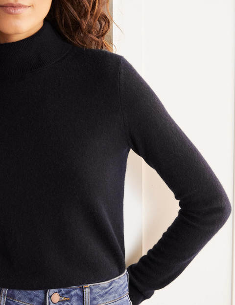 Kaschmir-Rollkragenpullover - Navy Kaschmir-Rollkragenpullover - Navy