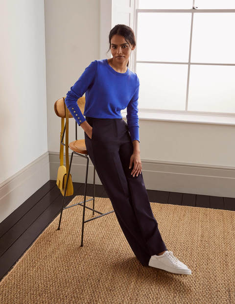 Eldon Cotton Jumper - Cobalt Eldon Cotton Jumper - Cobalt