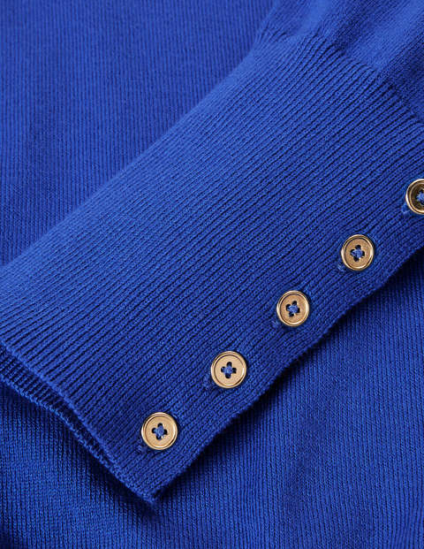 Eldon Cotton Jumper - Cobalt Eldon Cotton Jumper - Cobalt