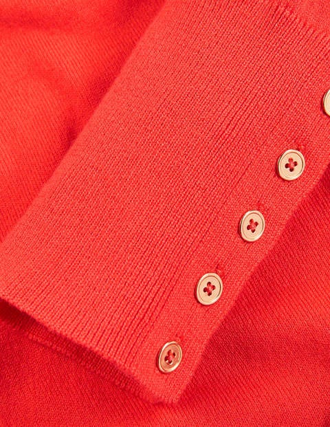 Eldon Cotton Jumper - Cherry Red Eldon Cotton Jumper - Cherry Red