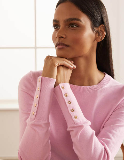 Eldon Cotton Jumper - Soft Peony Eldon Cotton Jumper - Soft Peony