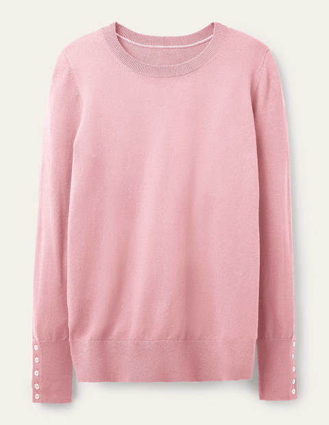 Eldon Cotton Jumper - Soft Peony Eldon Cotton Jumper - Soft Peony