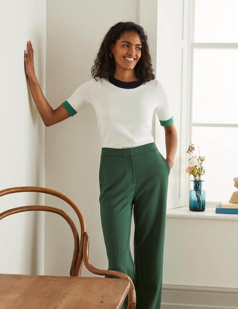 Abingdon Knitted Tee - Ivory Abingdon Knitted Tee - Ivory