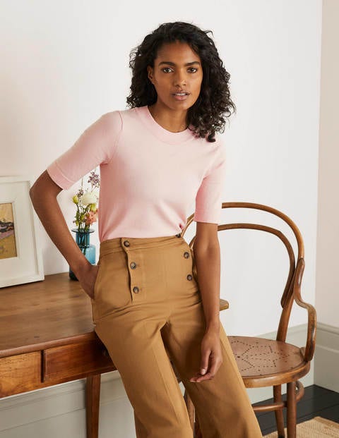 Abingdon Knitted Tee - Milkshake Abingdon Knitted Tee - Milkshake
