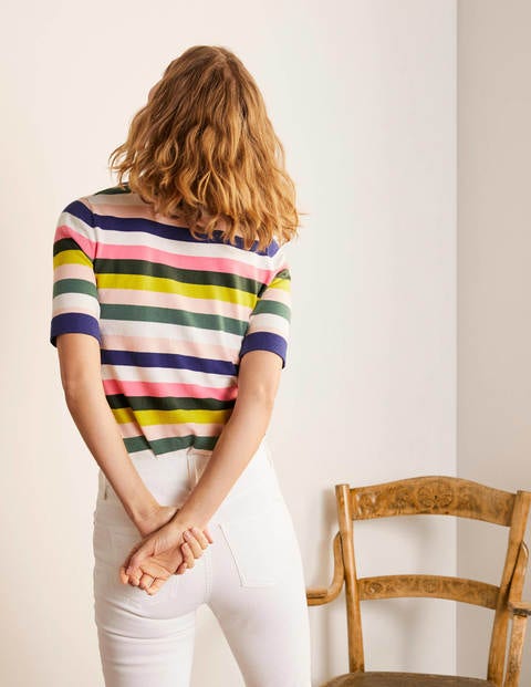 Abingdon Knitted Tee - Multi Stripe Abingdon Knitted Tee - Multi Stripe