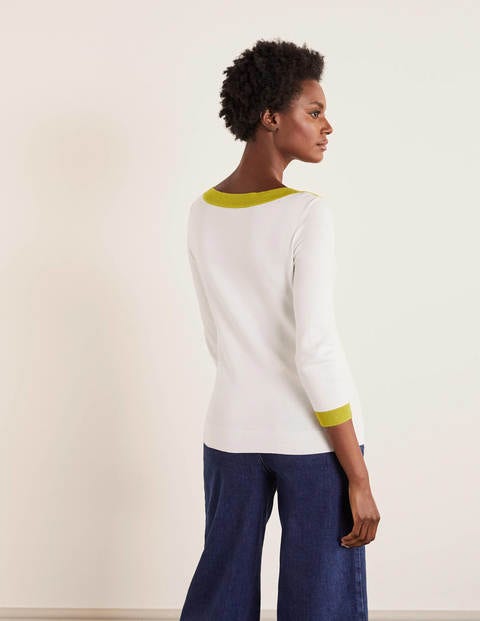 Gloucester Cotton Jumper - Ivory Gloucester Cotton Jumper - Ivory