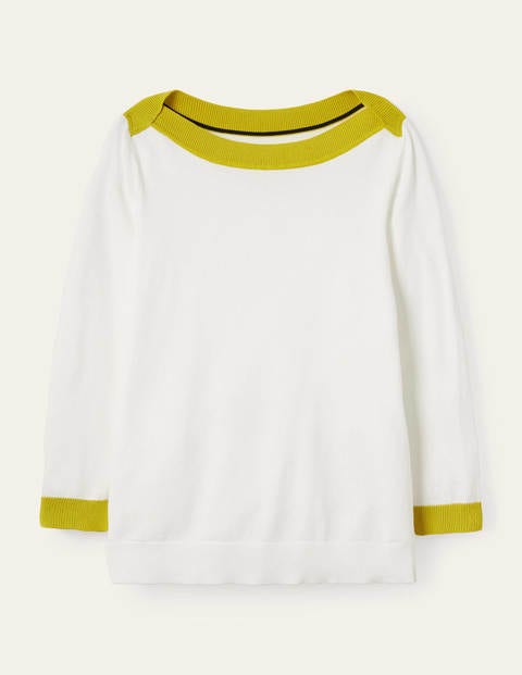 Gloucester Cotton Jumper - Ivory Gloucester Cotton Jumper - Ivory