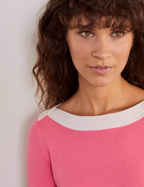 Pull Gloucester en coton - Azalée Pull Gloucester en coton - Azalée