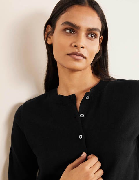 Eldon Crew Cardigan - Black Eldon Crew Cardigan - Black