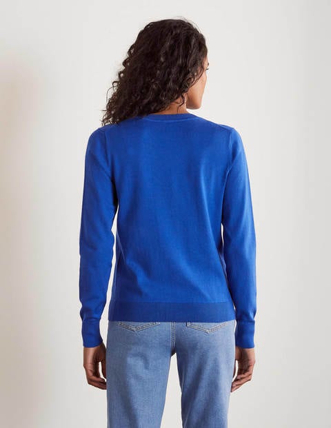 Eldon Crew Cardigan - Cobalt Eldon Crew Cardigan - Cobalt