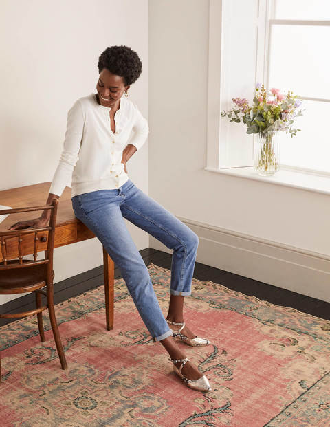 Eldon Crew Cardigan - Ivory Eldon Crew Cardigan - Ivory