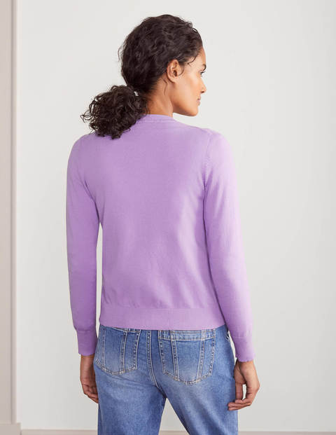 Eldon Crew Cardigan - Cool Violet Eldon Crew Cardigan - Cool Violet