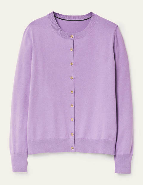 Eldon Crew Cardigan - Cool Violet Eldon Crew Cardigan - Cool Violet