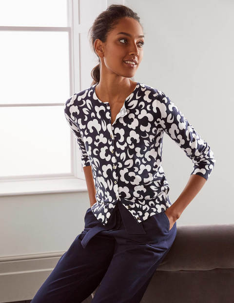 Eldon Crew Cardigan - Navy, Dream Cloud Eldon Crew Cardigan - Navy, Dream Cloud