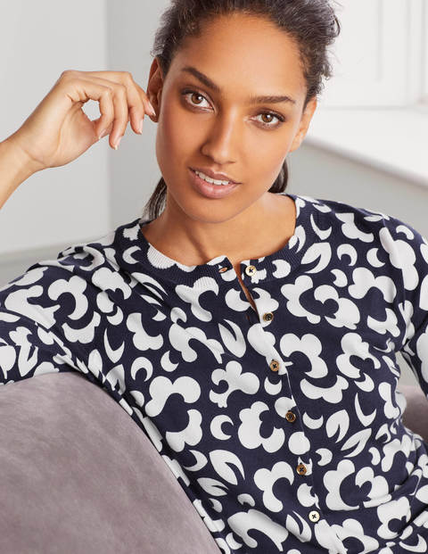 Eldon Crew Cardigan - Navy, Dream Cloud Eldon Crew Cardigan - Navy, Dream Cloud